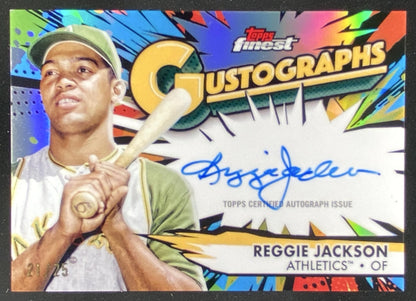 2025 Topps Finest Reggie Jackson #G-RJ trading card