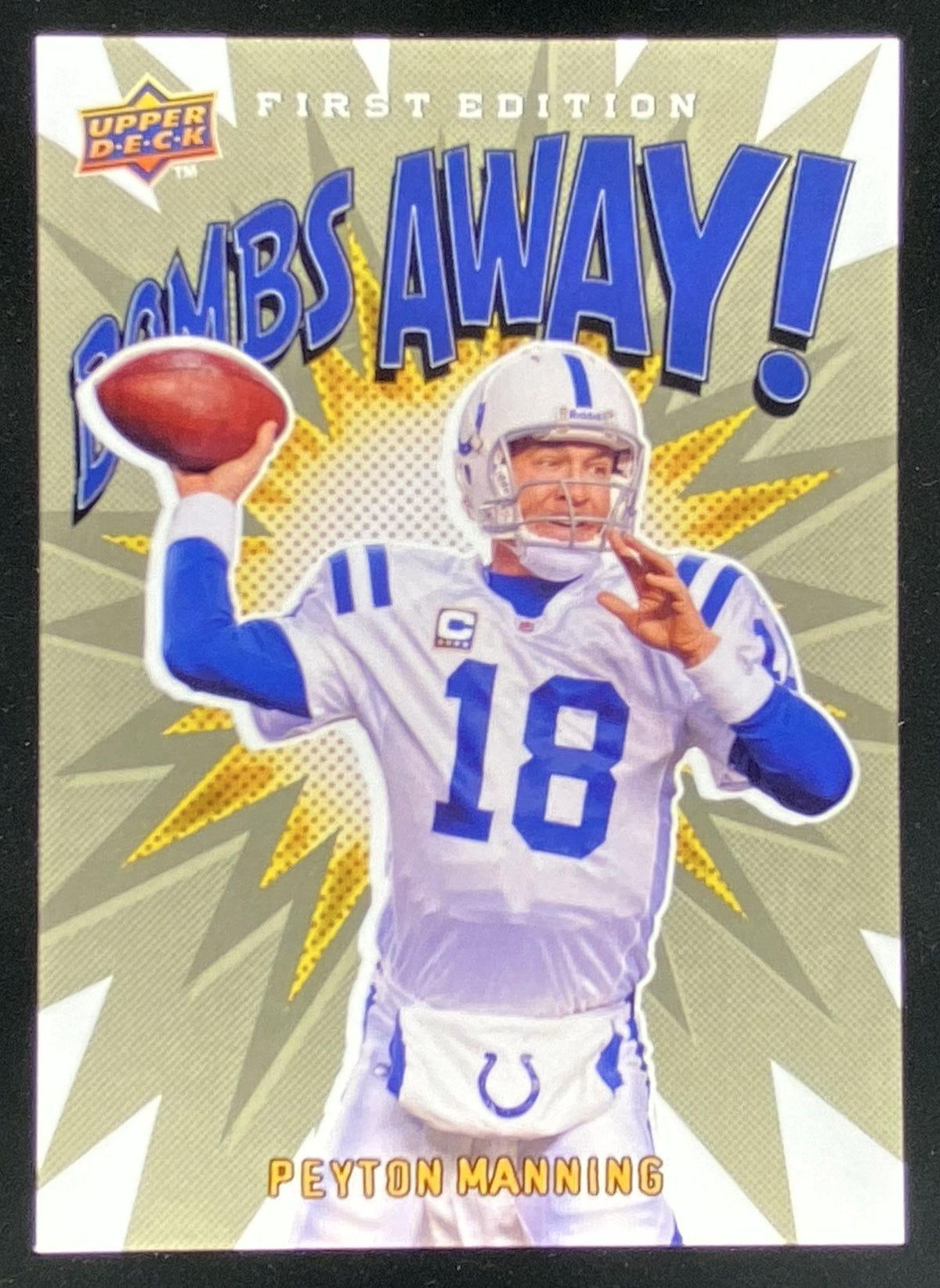 2009 Upper Deck First Edition Peyton Manning #BA-12 trading card
