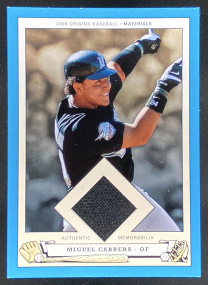 2005 Upper Deck Origins Miguel Cabrera #PBMC trading card