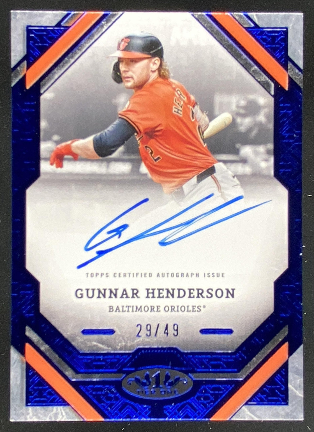 2025 Topps Tier One Gunnar Henderson #TIA-GH trading card