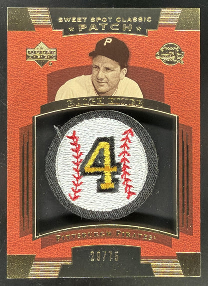 2004 Upper Deck Sweet Spot Classic Ralph Kiner Patch /75