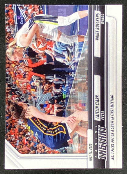 2025 Panini Instant WNBA Caitlin Clark / Paige Bueckers #146 trading card