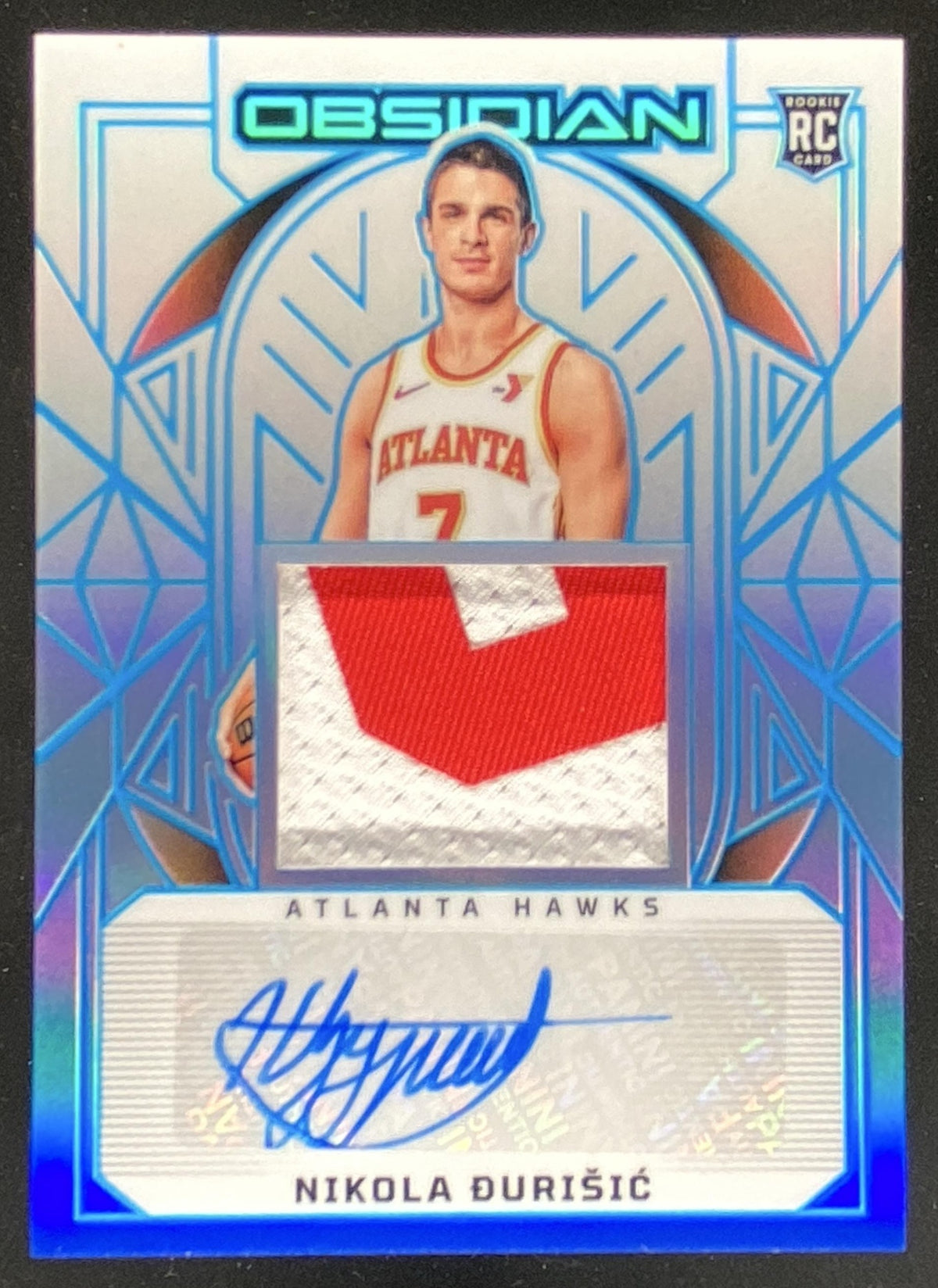 2024 Panini Obsidian Nikola Durisic trading card