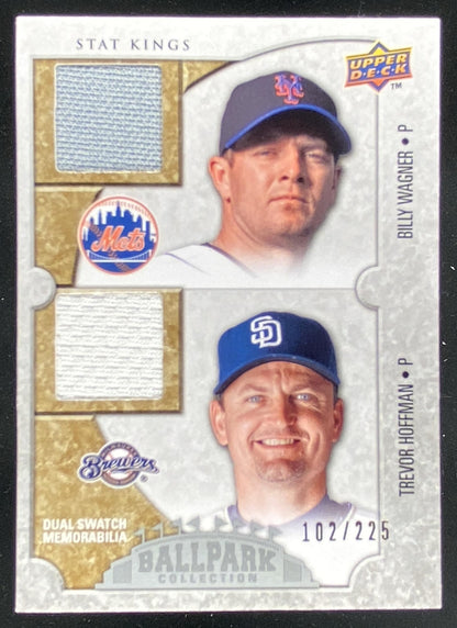 2009 Upper Deck Ballpark Collection Billy Wagner / Trevor Hoffman trading card
