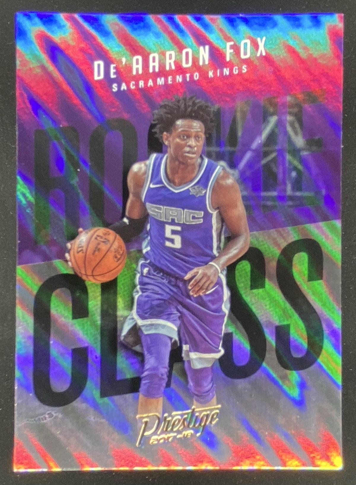 2017 Panini Prestige De'Aaron Fox #5 trading card