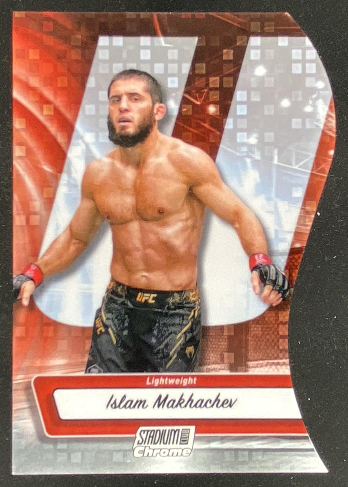 2025 Topps UFC Stadium Club Islam Makhachev trading card