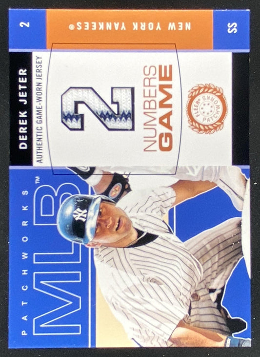 2003 Fleer Patchworks Derek Jeter trading card