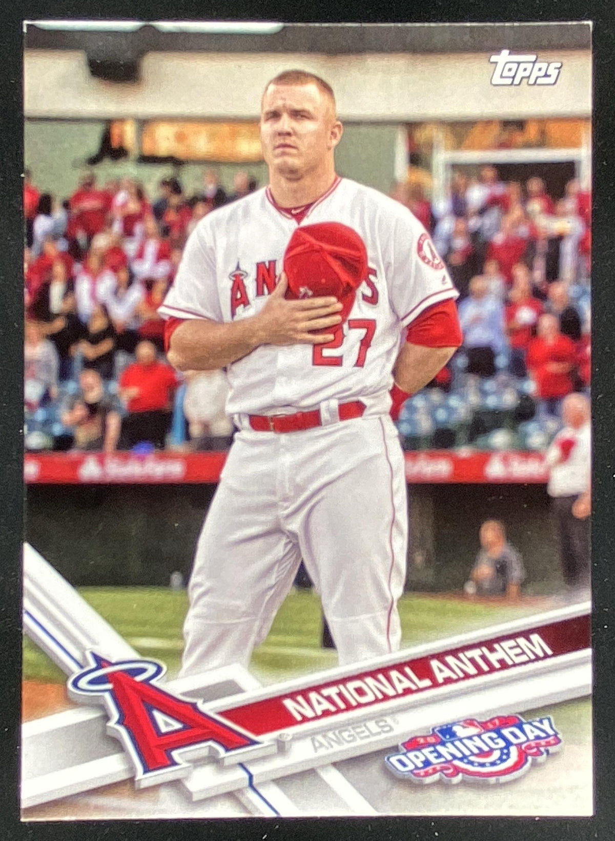 2017 Topps Opening Day Mike Trout #NA-22 trading card