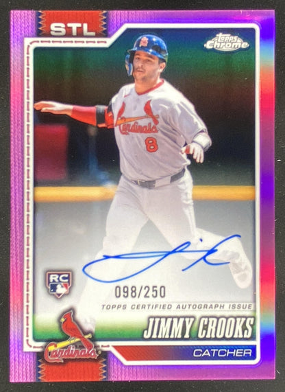 2026 Topps Chrome Jimmy Crooks #RA-JCR trading card