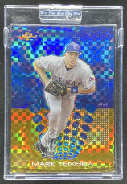 2004 Topps Finest Mark Teixeira trading card
