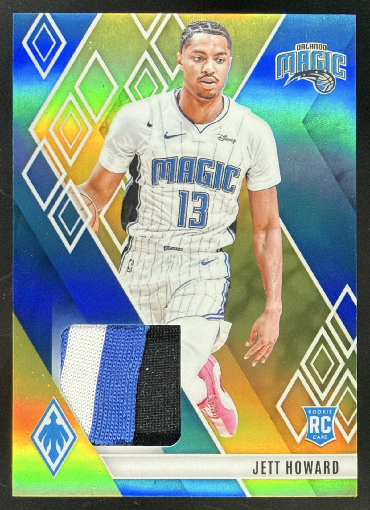 2023 Panini Phoenix Rookie Yellow Jett Howard Patch /49