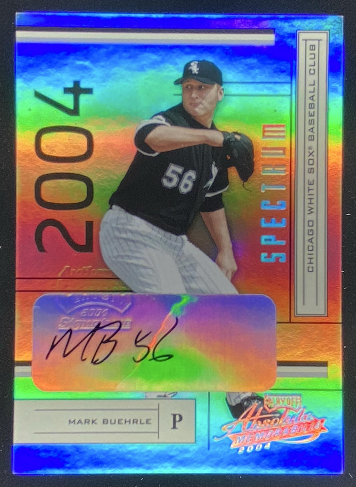 2004 Playoff Absolute Memorabilia Mark Buehrle #56 trading card