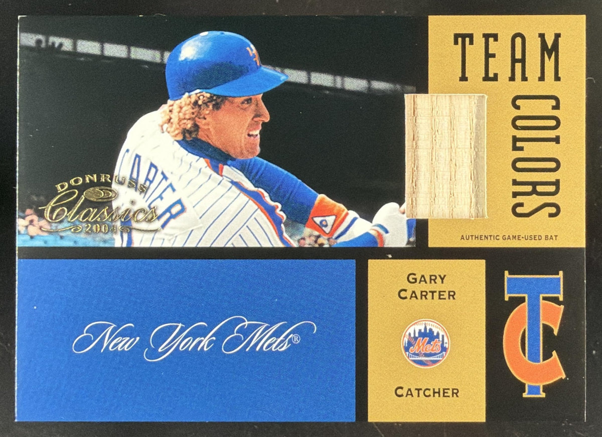 2004 Donruss Classics Team Colors Gary Carter trading card