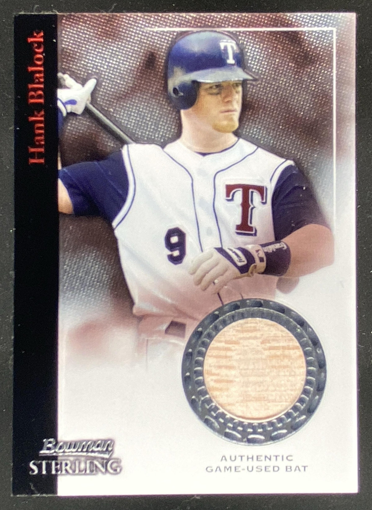 2004 Bowman Sterling Hank Blalock #BS-HJB trading card