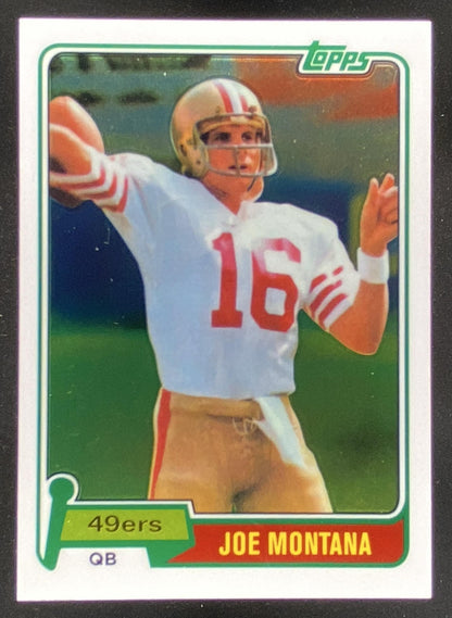 2012 Topps Joe Montana trading card