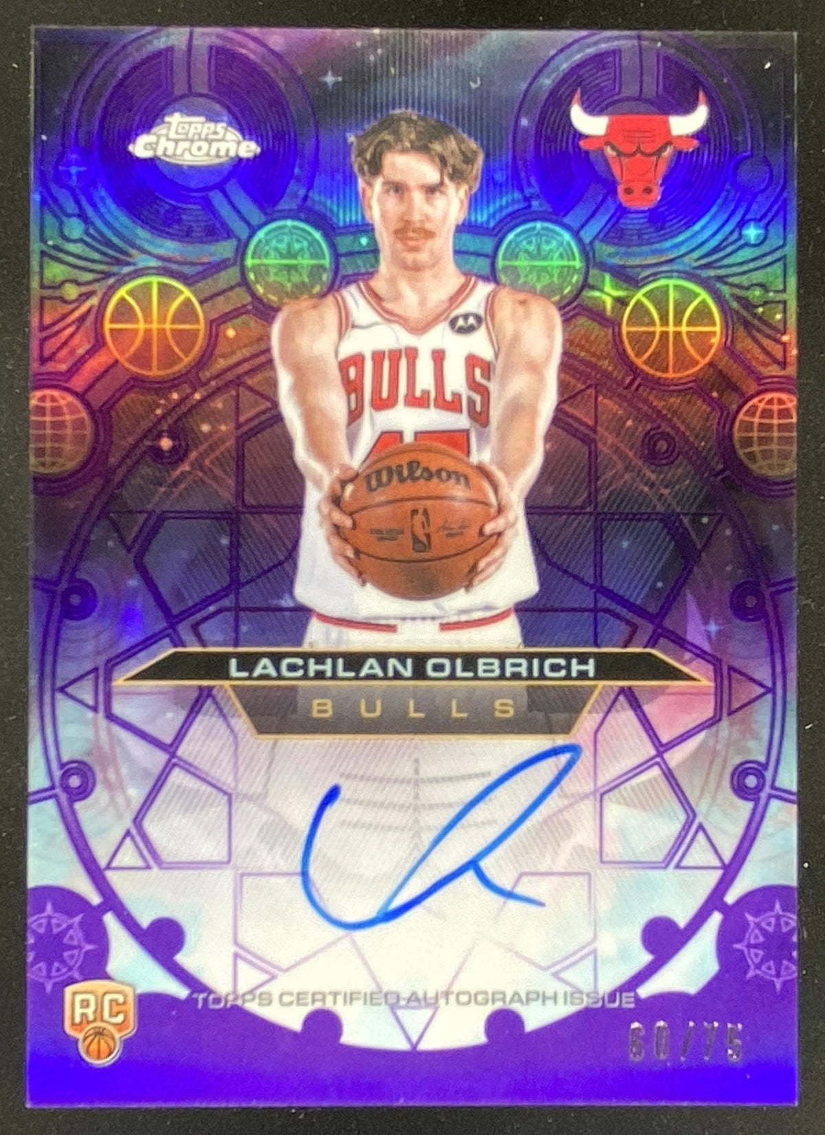 2025 Topps Chrome Update Lachlan Olbrich trading card