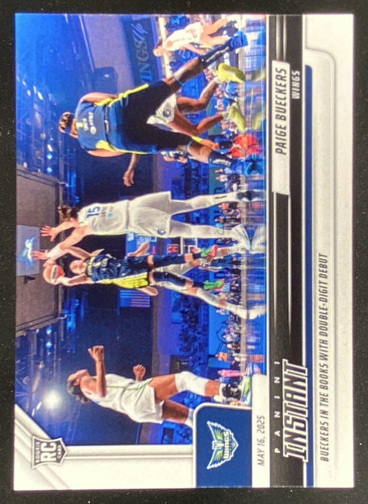 2025 Panini Instant WNBA Paige Bueckers #14 trading card