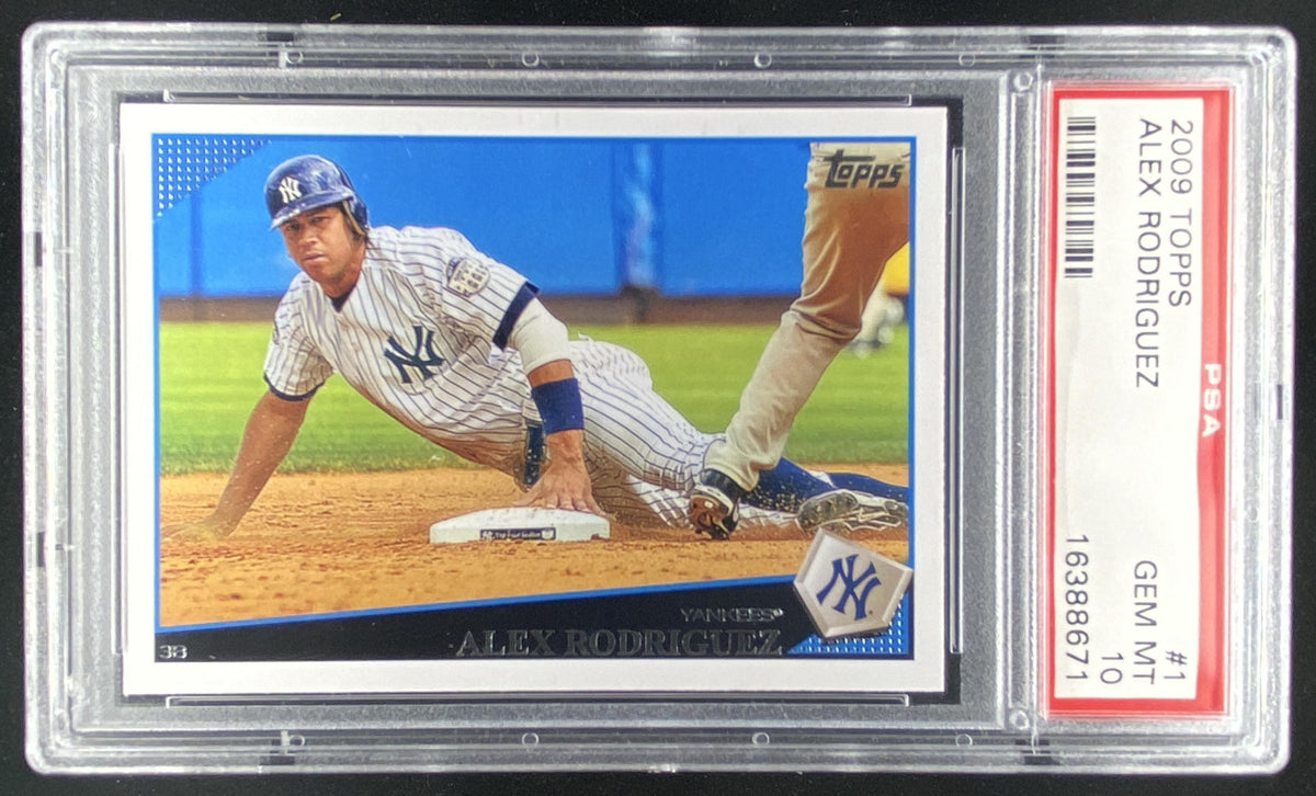 2009 Topps Alex Rodriguez #1 graded PSA 10 trading card