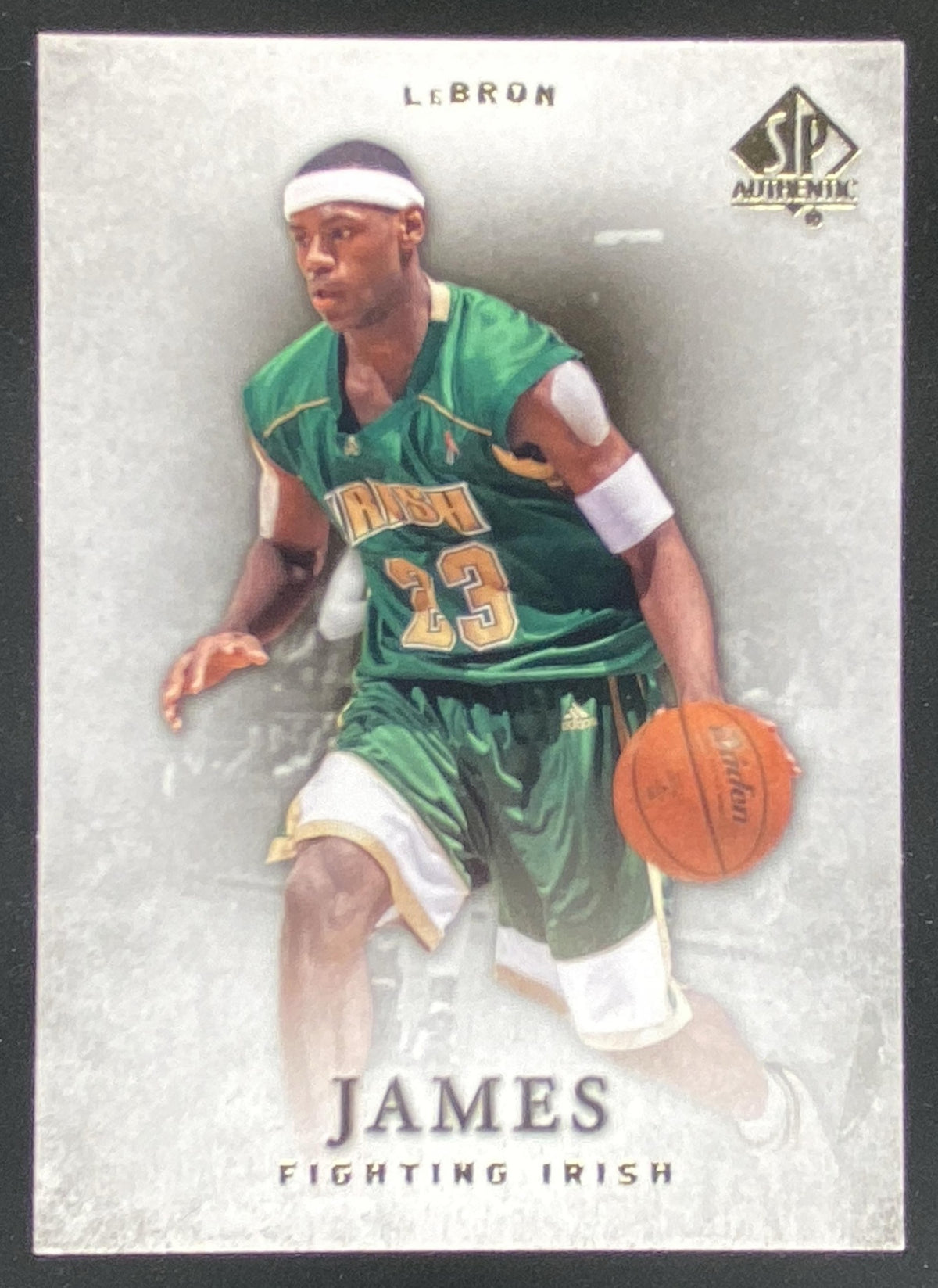 2012 SP Authentic LeBron James #17 trading card
