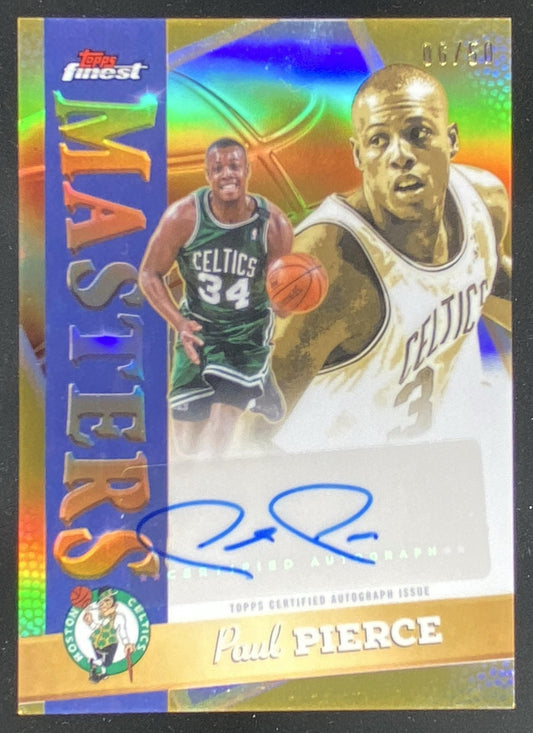 2025 Topps Finest Paul Pierce trading card