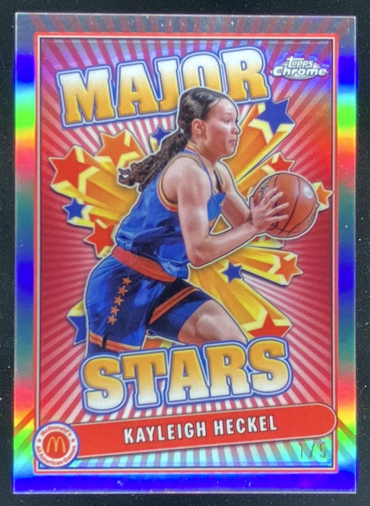 2024 Topps Chrome McDonald's All-American Kayleigh Heckel trading card