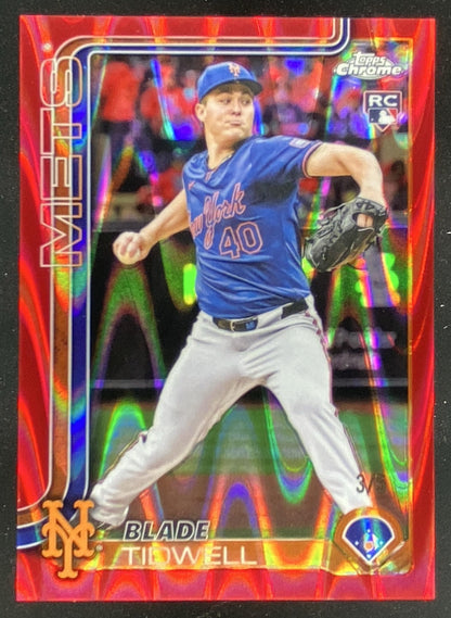 2025 Topps Chrome Update Blade Tidwell trading card