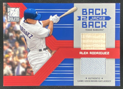 2004 Donruss Elite Alex Rodriguez / Rafael Palmeiro #BB-19 trading card
