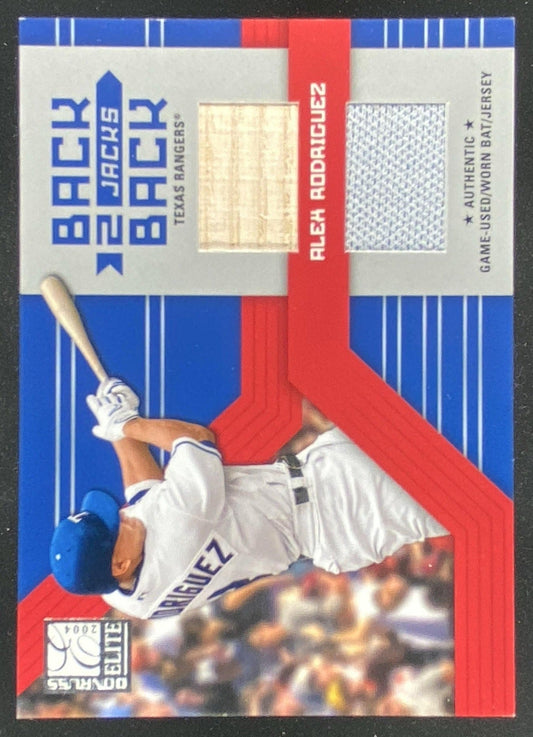 2004 Donruss Elite Alex Rodriguez / Rafael Palmeiro #BB-19 trading card