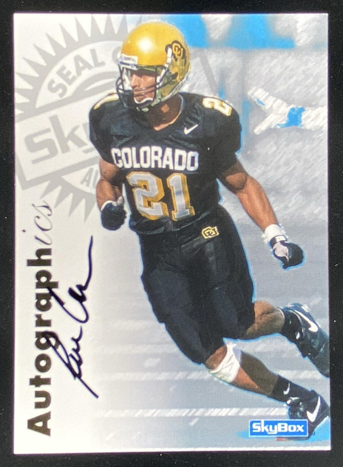 1997 Skybox Rae Carruth trading card