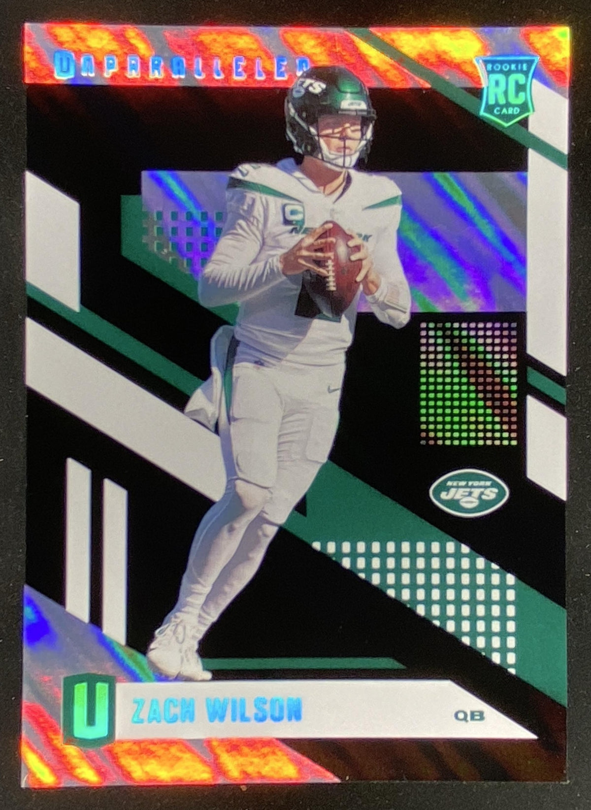 2021 Panini Chronicles Zach Wilson trading card
