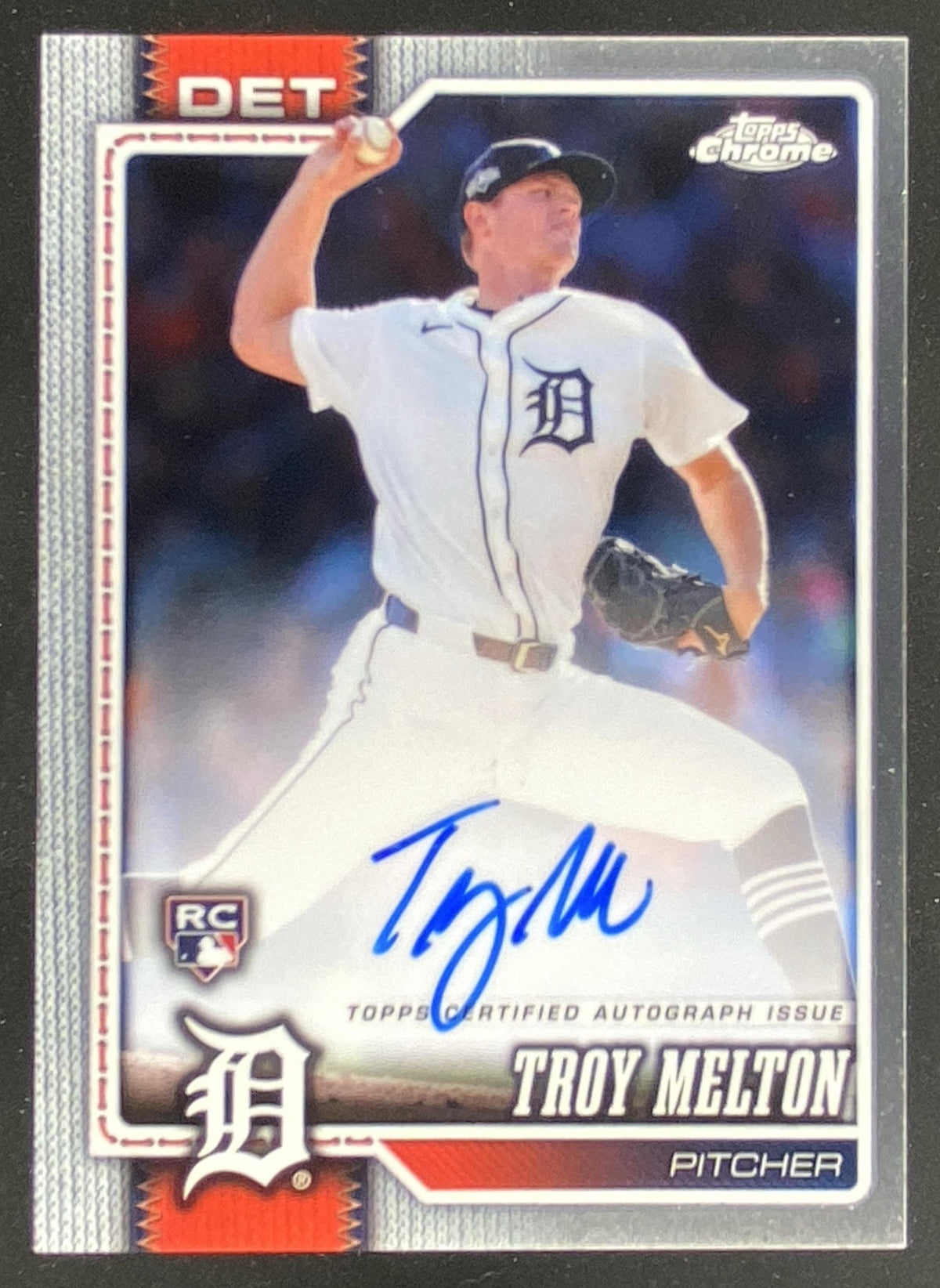 2026 Topps Chrome Troy Melton #RA-TME trading card