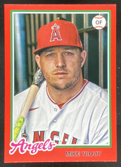 2022 Topps Archives Mike Trout #150 trading card