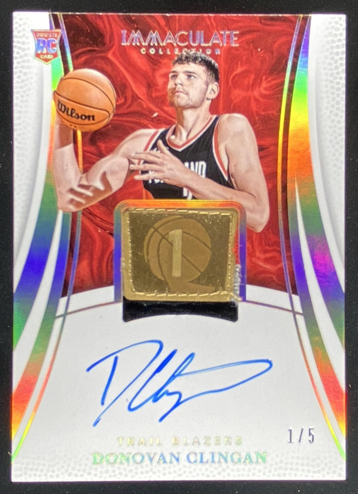 2024 Panini Immaculate Donovan Clingan trading card