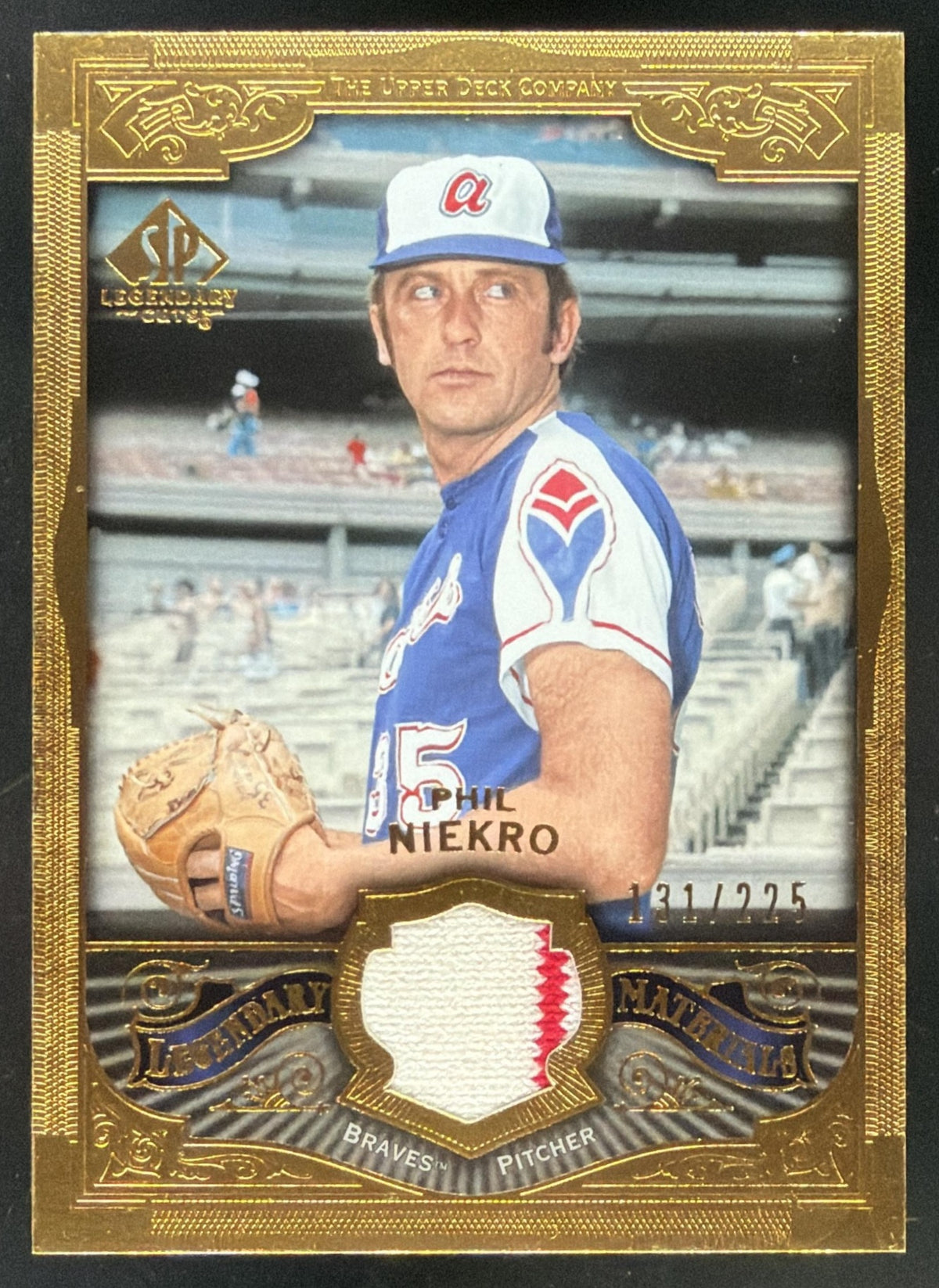 2006 SP Legendary Cuts Phil Niekro trading card