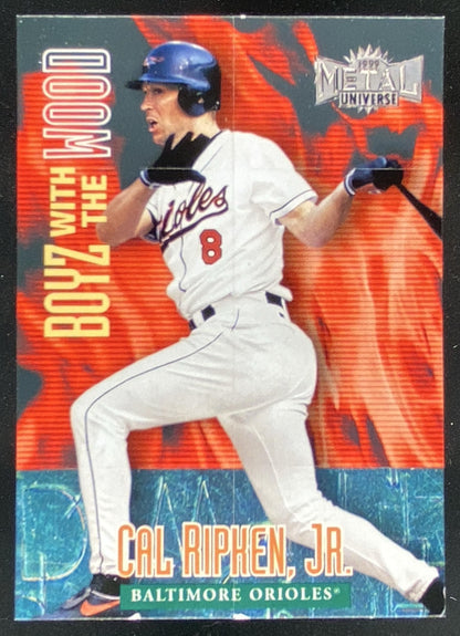 1999 Skybox Metal Universe Cal Ripken Jr. #13BW trading card