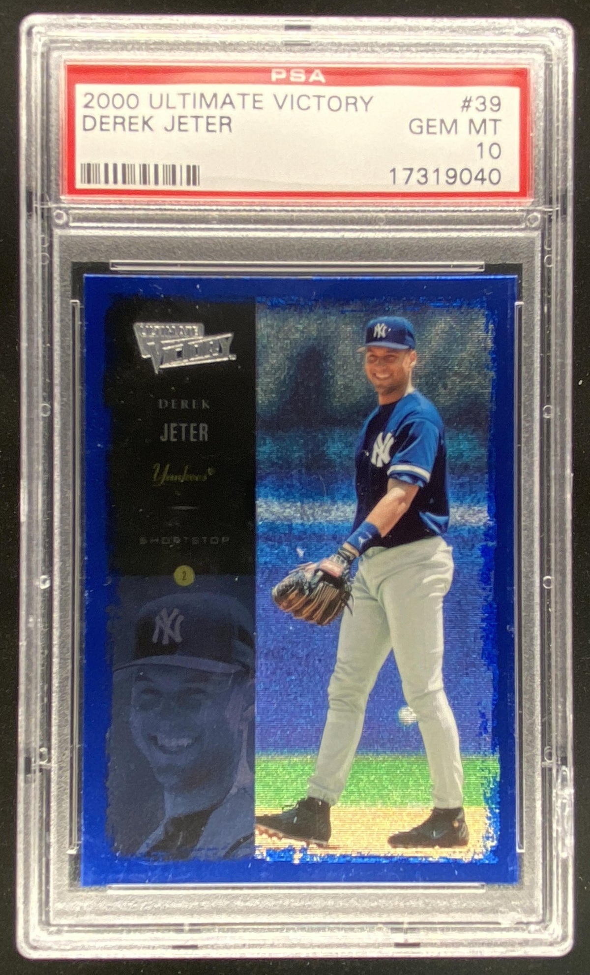 2000 Upper Deck Ultimate Victory Derek Jeter #39 graded PSA 10 trading card