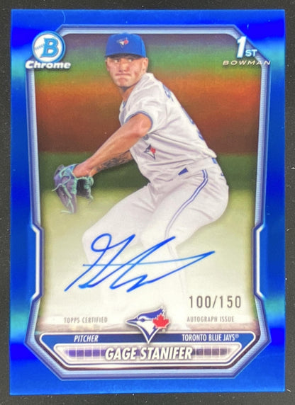 2026 Bowman Gage Stanifer #CPA-GS trading card