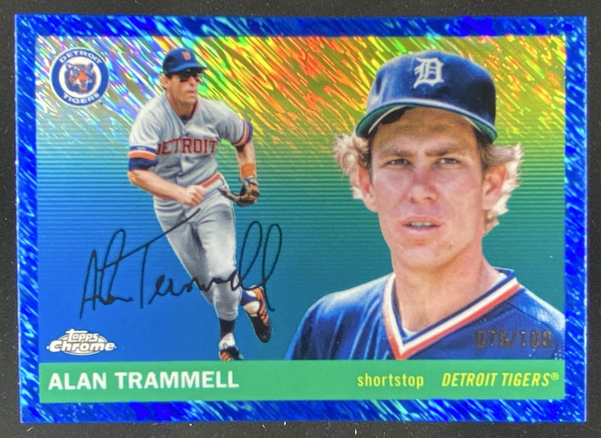 2025 Topps Chrome Platinum Anniversary Alan Trammell trading card