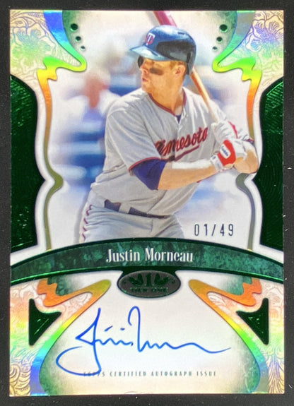 2026 Topps Tier One Justin Morneau #CA-JM trading card