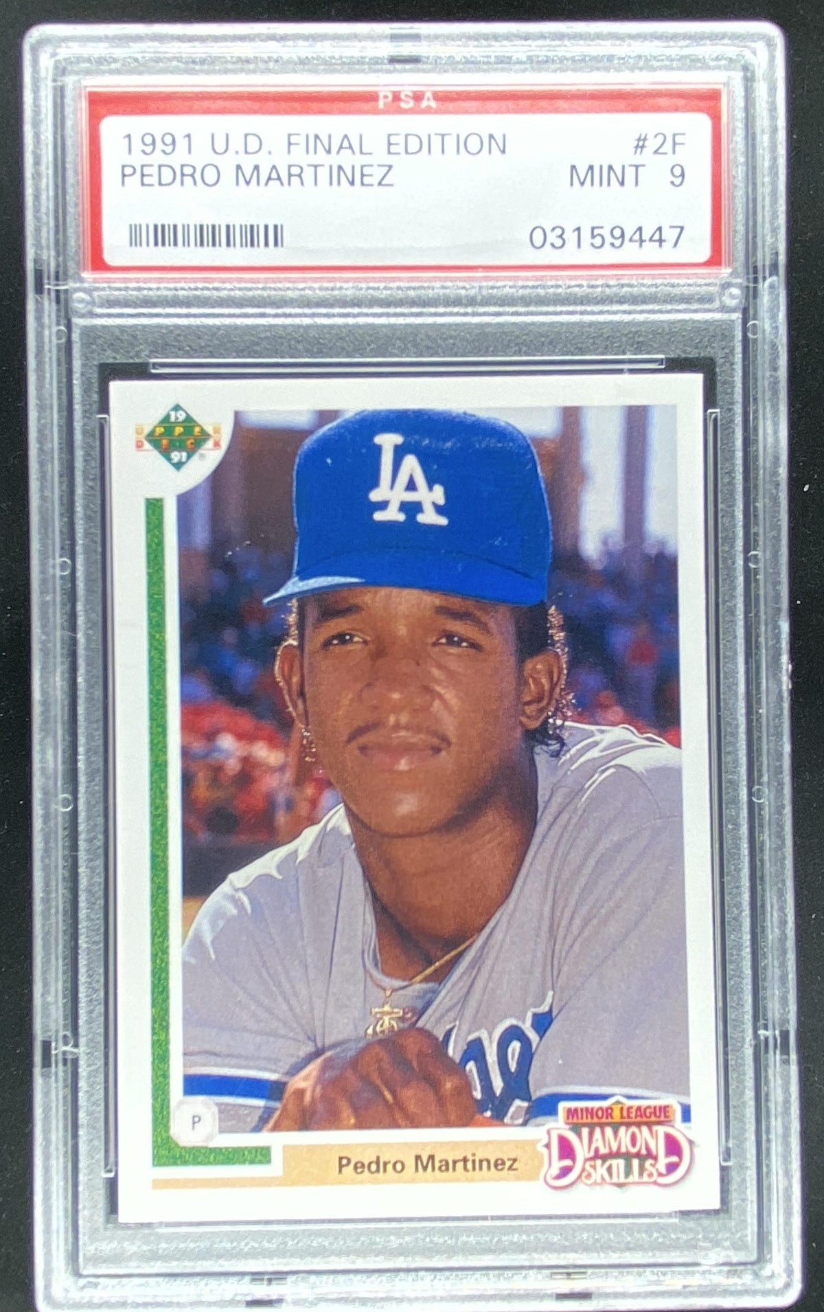 1991 Upper Deck Final Edition Pedro Martinez trading card