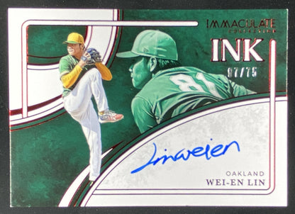 2026 Panini Immaculate Collection Wei-En Lin trading card