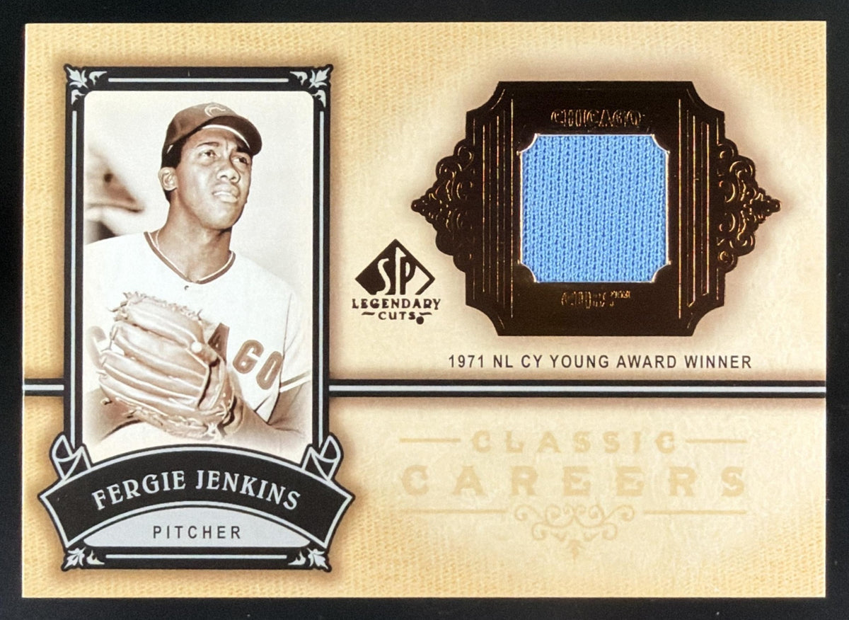 2005 SP Legendary Cuts Classic Careers Fergie Jenkins trading card