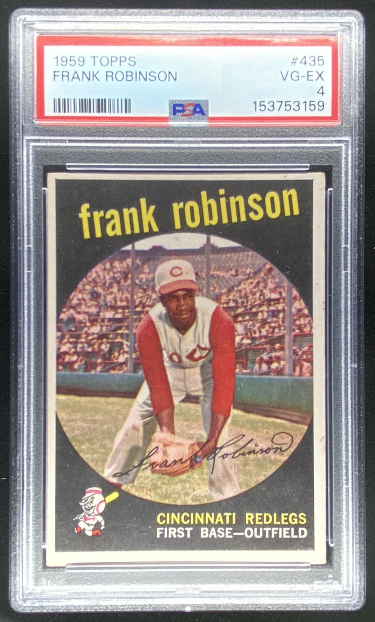 1959 Topps Frank Robinson #435 graded PSA 4 trading card