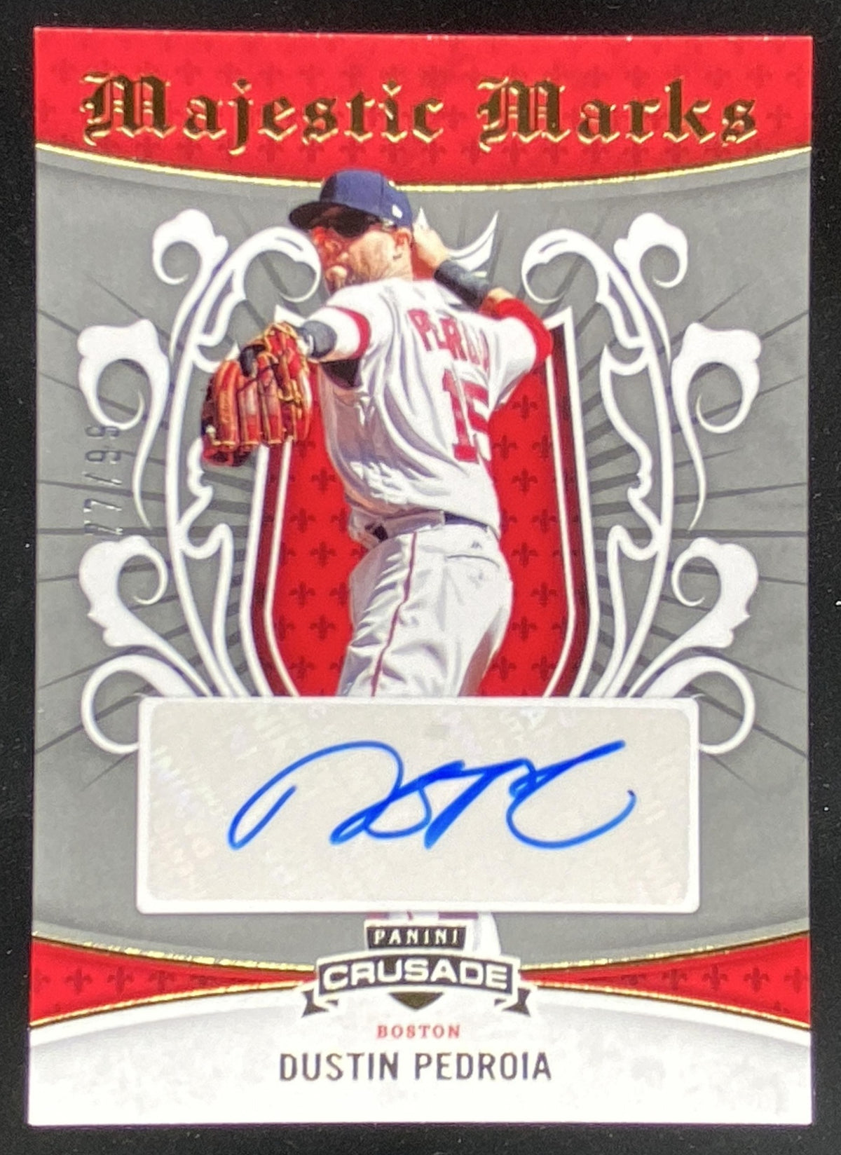 2024 Panini Crusade Dustin Pedroia #MM-DP trading card