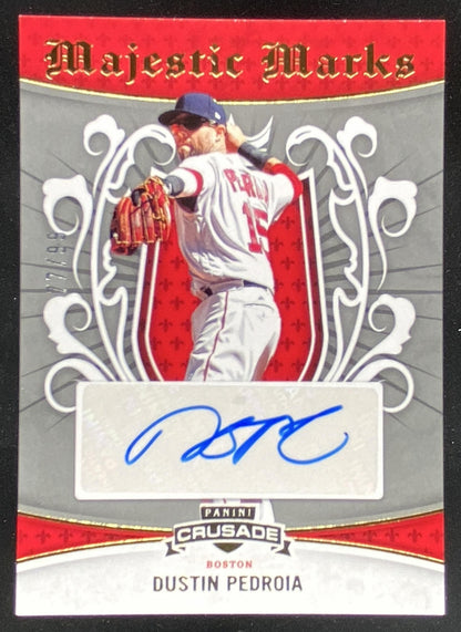 2024 Panini Crusade Dustin Pedroia #MM-DP trading card