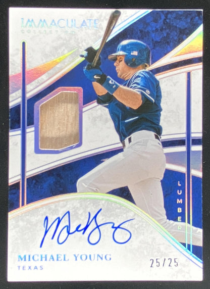 2026 Panini Immaculate Collection Michael Young trading card