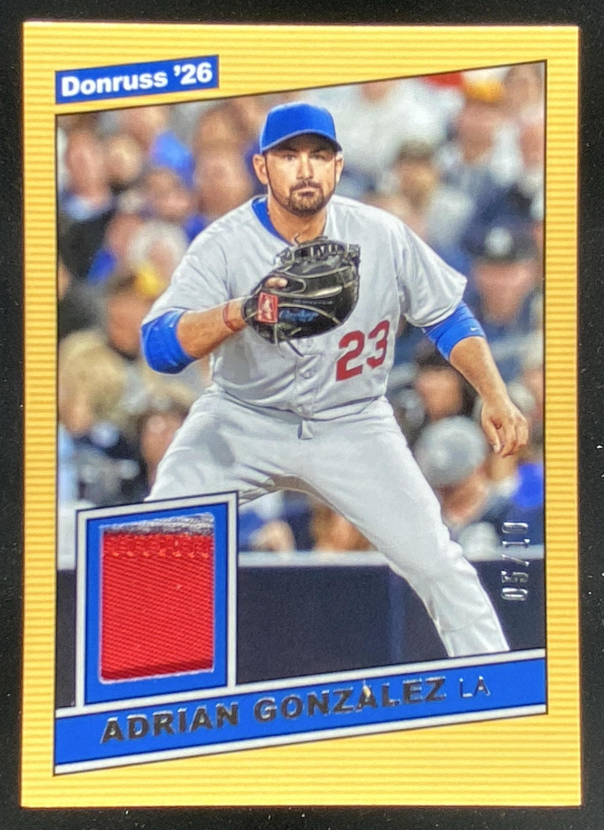 2026 Panini Donruss Adrian Gonzalez #RM-AG trading card