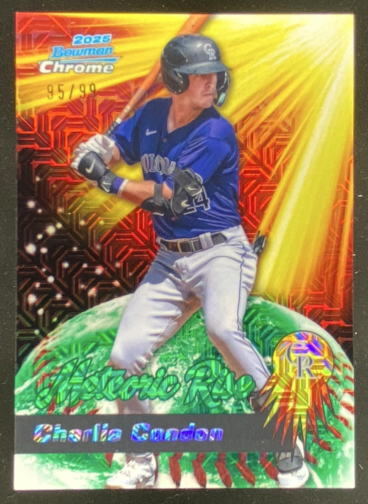 2025 Bowman Chrome Charlie Condon #MR8 trading card