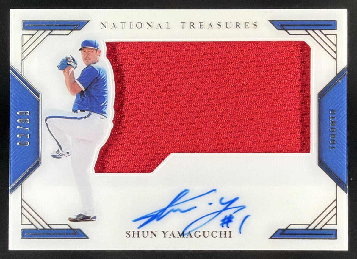 2020 National Treasures Shun Yamaguchi trading card