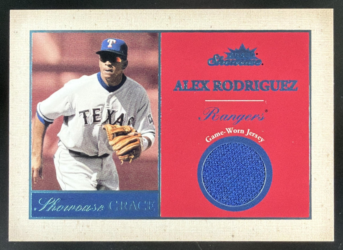 2004 Fleer Showcase Alex Rodriguez trading card